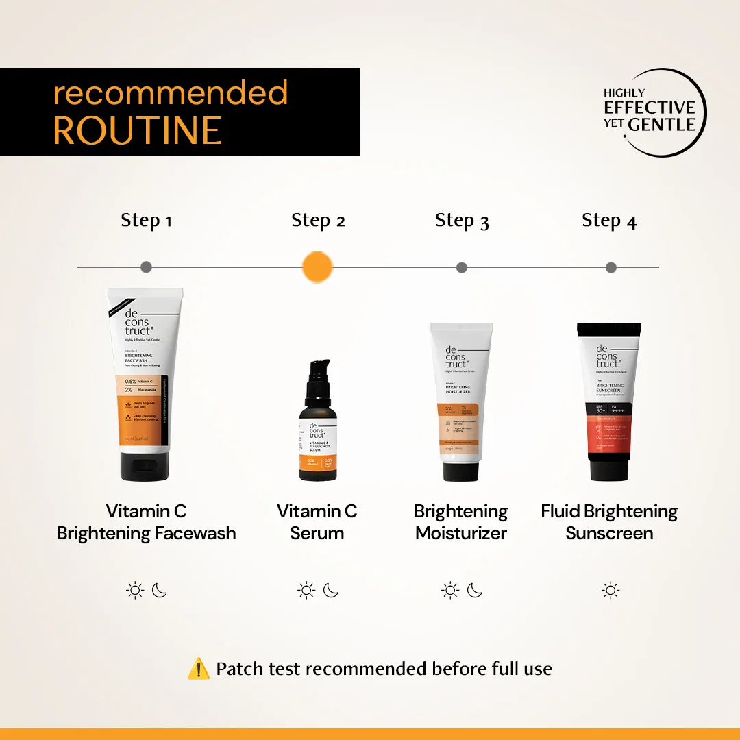10% Vitamin C serum to reduce tanning and Dullness | Clinically Tested, Non-Irritating| Brightens & Evens Tone | For Oily Skin - Image 12