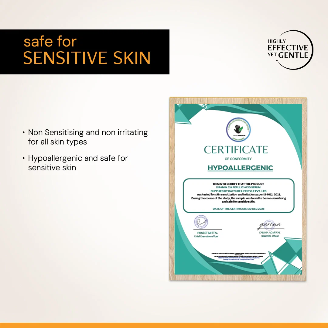10% Vitamin C serum to reduce tanning and Dullness | Clinically Tested, Non-Irritating| Brightens & Evens Tone | For Oily Skin - Image 7