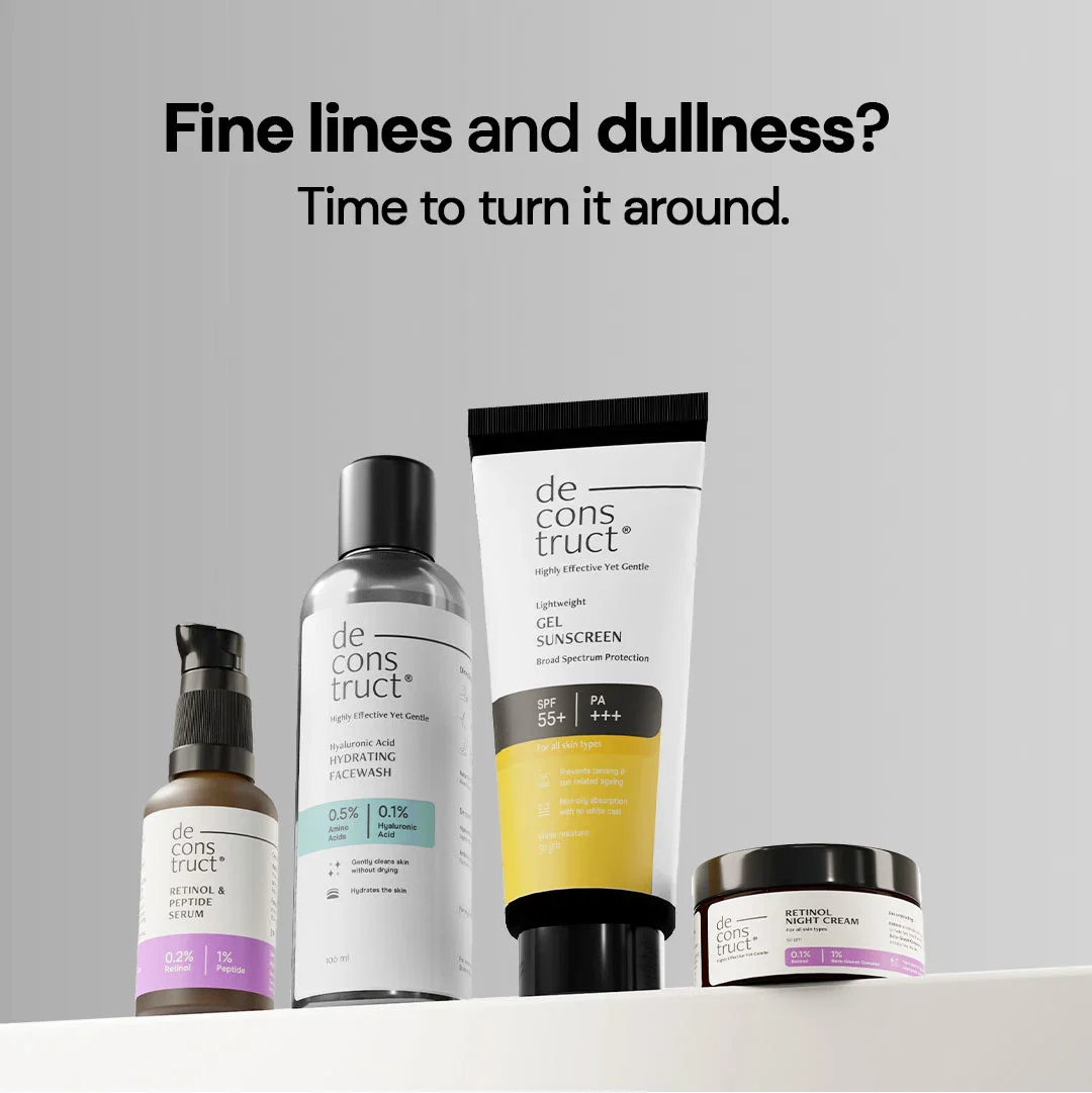 Anti Aging Skin Care PM Routine Kit | Visibly Reduces Aging Signs | Smoother, Younger Skin | Dermat Approved Routine For Men & Women - Image 2