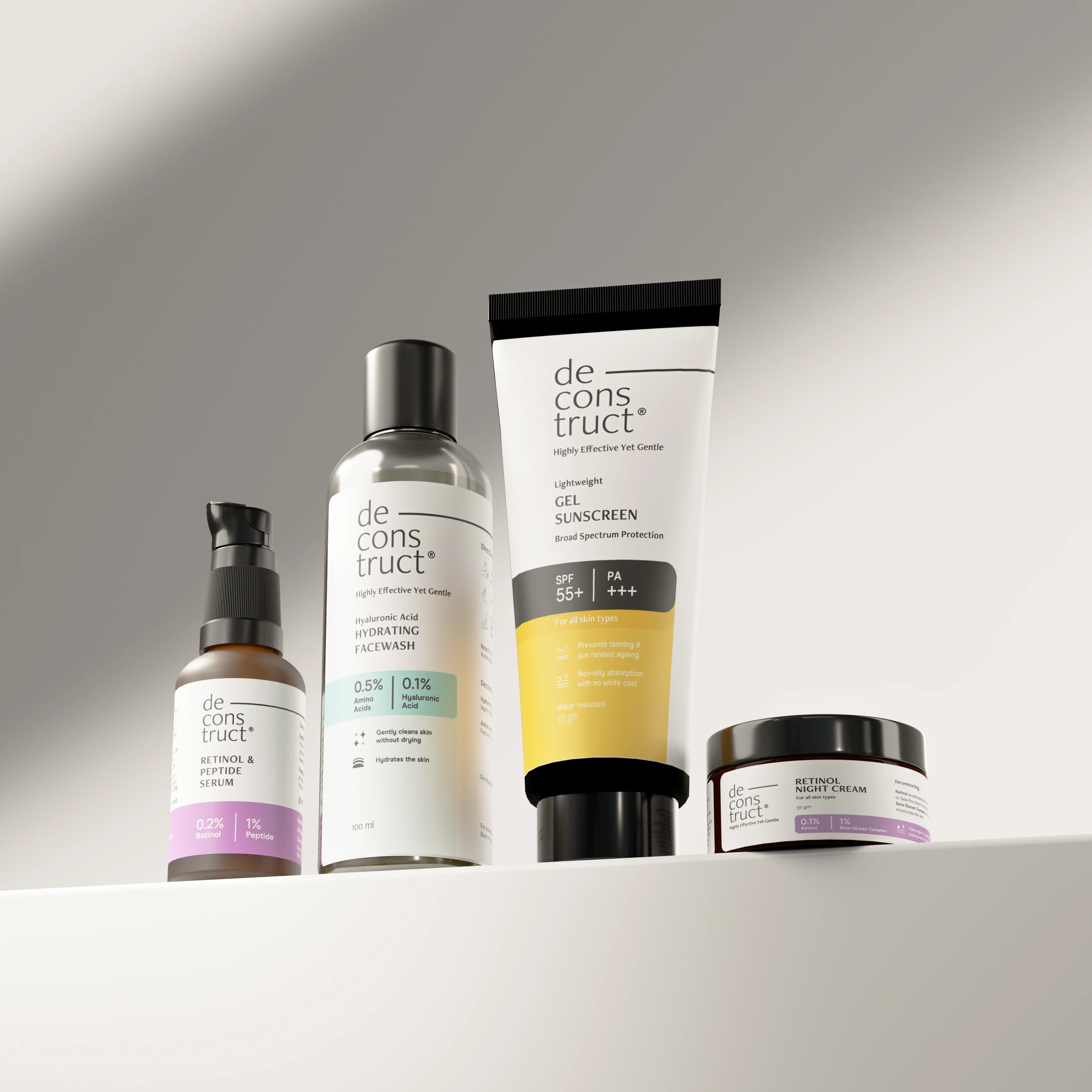 Anti Aging Skin Care PM Routine Kit | Visibly Reduces Aging Signs | Smoother, Younger Skin | Dermat Approved Routine For Men & Women - Image 6