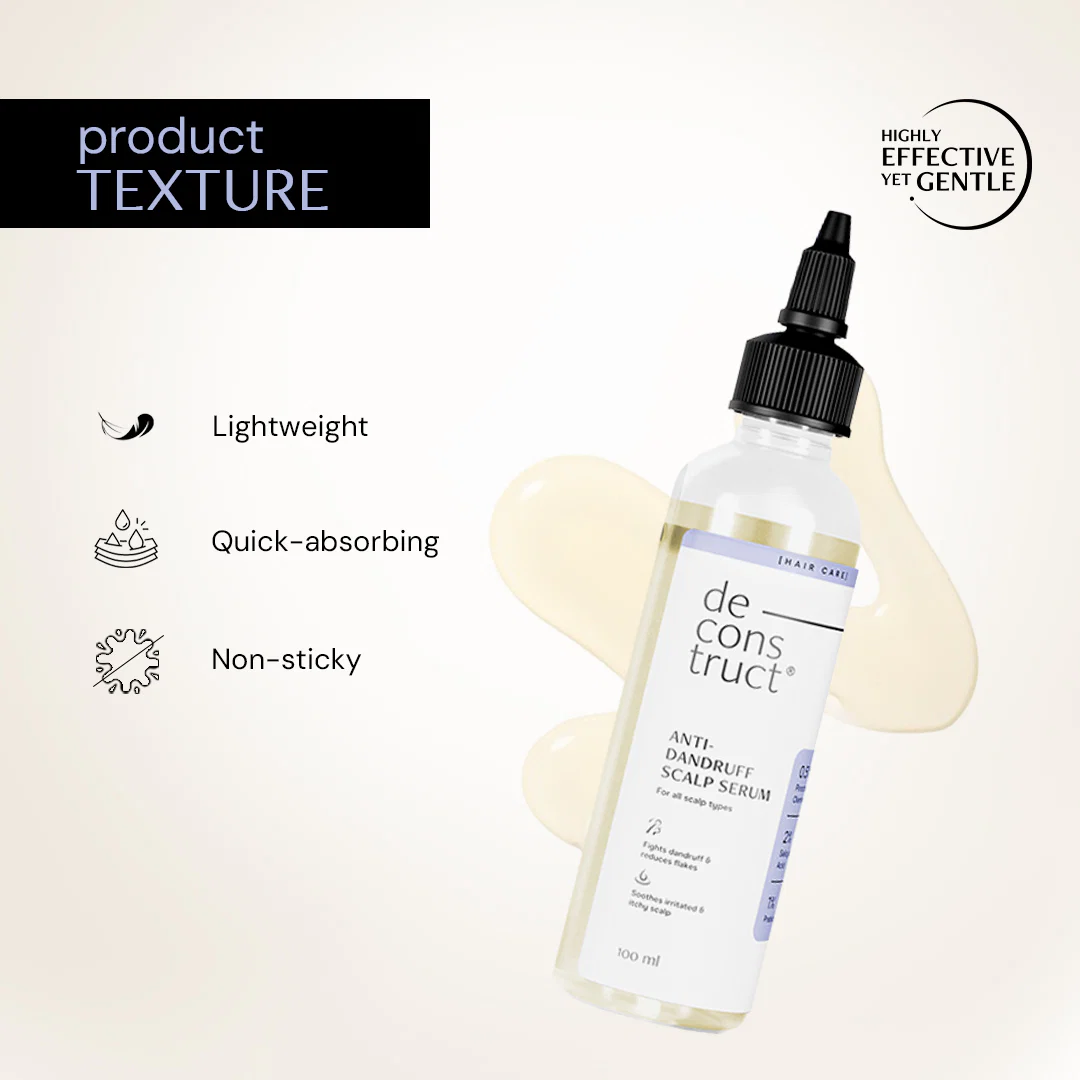 Anti Dandruff Serum for Scalp - 0.5% Piroctone Olamine + 2% Salicylic acid + 1% Prebiotic - Image 3