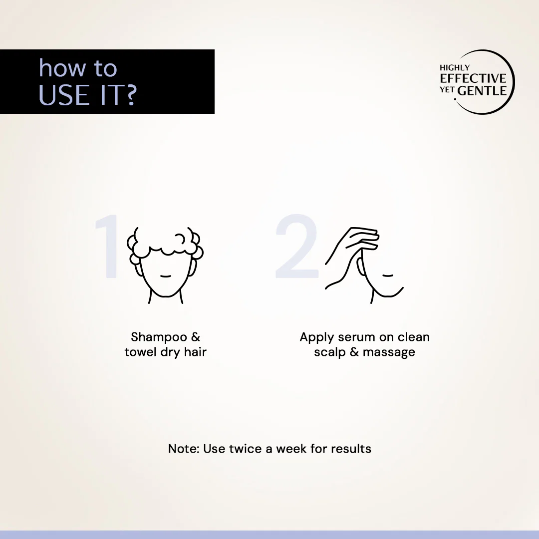 Anti Dandruff Serum for Scalp - 0.5% Piroctone Olamine + 2% Salicylic acid + 1% Prebiotic - Image 5