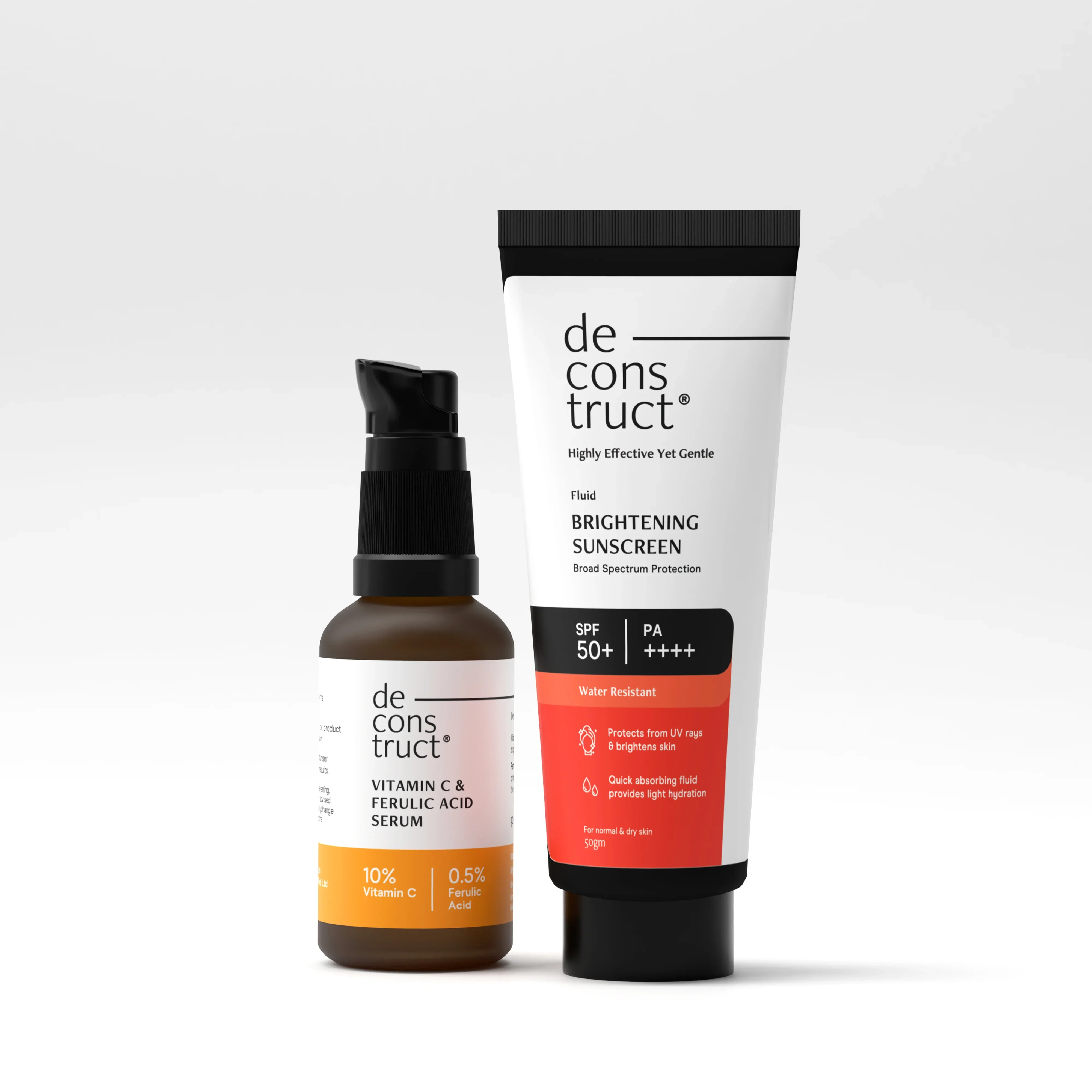Brighten and Protect Duo - Vitamin C + Fluid Brightening Sunscreen - Image 3