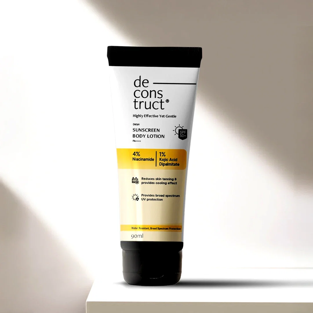 Detan Body Sunscreen Lotion - 4% Niacinamide +1% Kojic Acid + SPF 50 PA++++ - Image 11