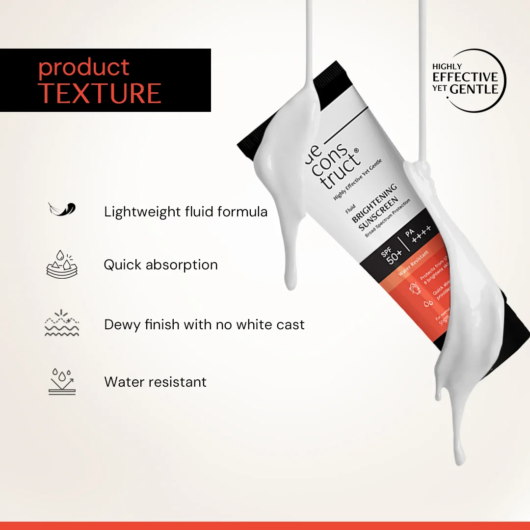 Fluid Brightening Sunscreen SPF 50+ PA++++ | In- Vivo Tested - Image 3