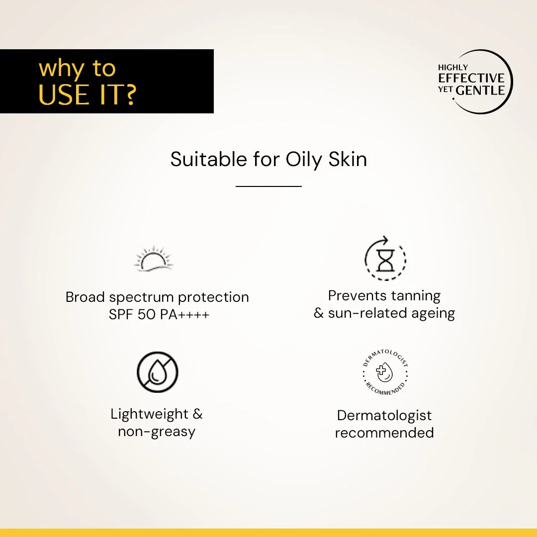 Gel Sunscreen for Oily Skin - SPF 50 PA++++(50 gm) | In-Vivo Tested - Image 6
