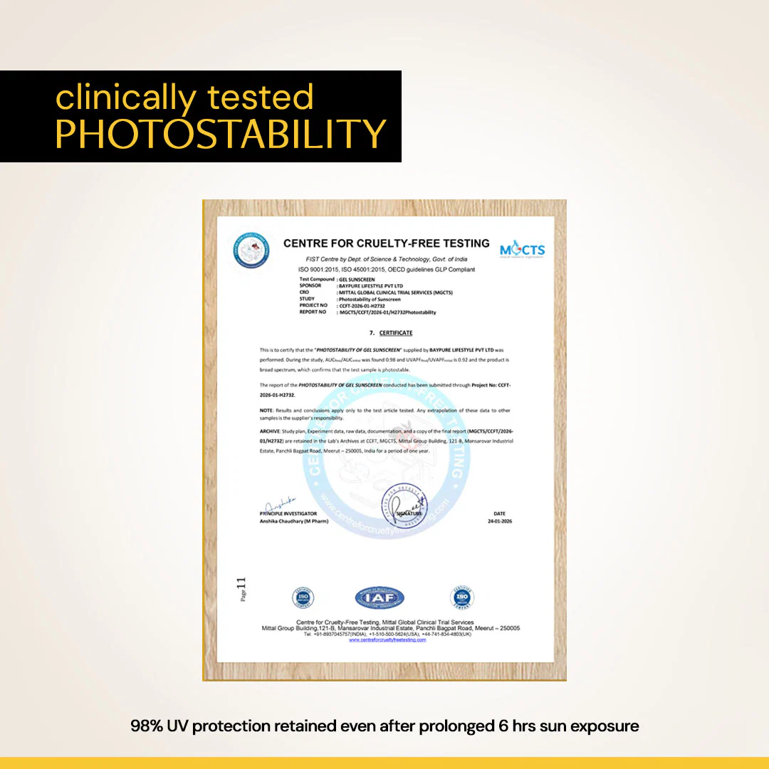 Gel Sunscreen for Oily Skin - SPF 50 PA++++(80 gm) | In-Vivo Tested - Image 14