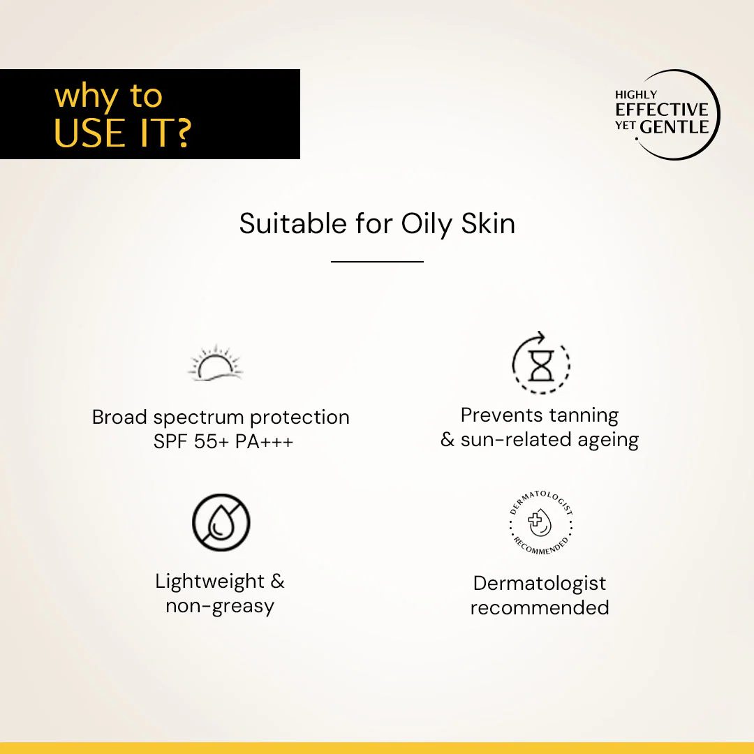 Gel Sunscreen for Oily Skin - SPF 50 PA++++(80 gm) | In-Vivo Tested - Image 5