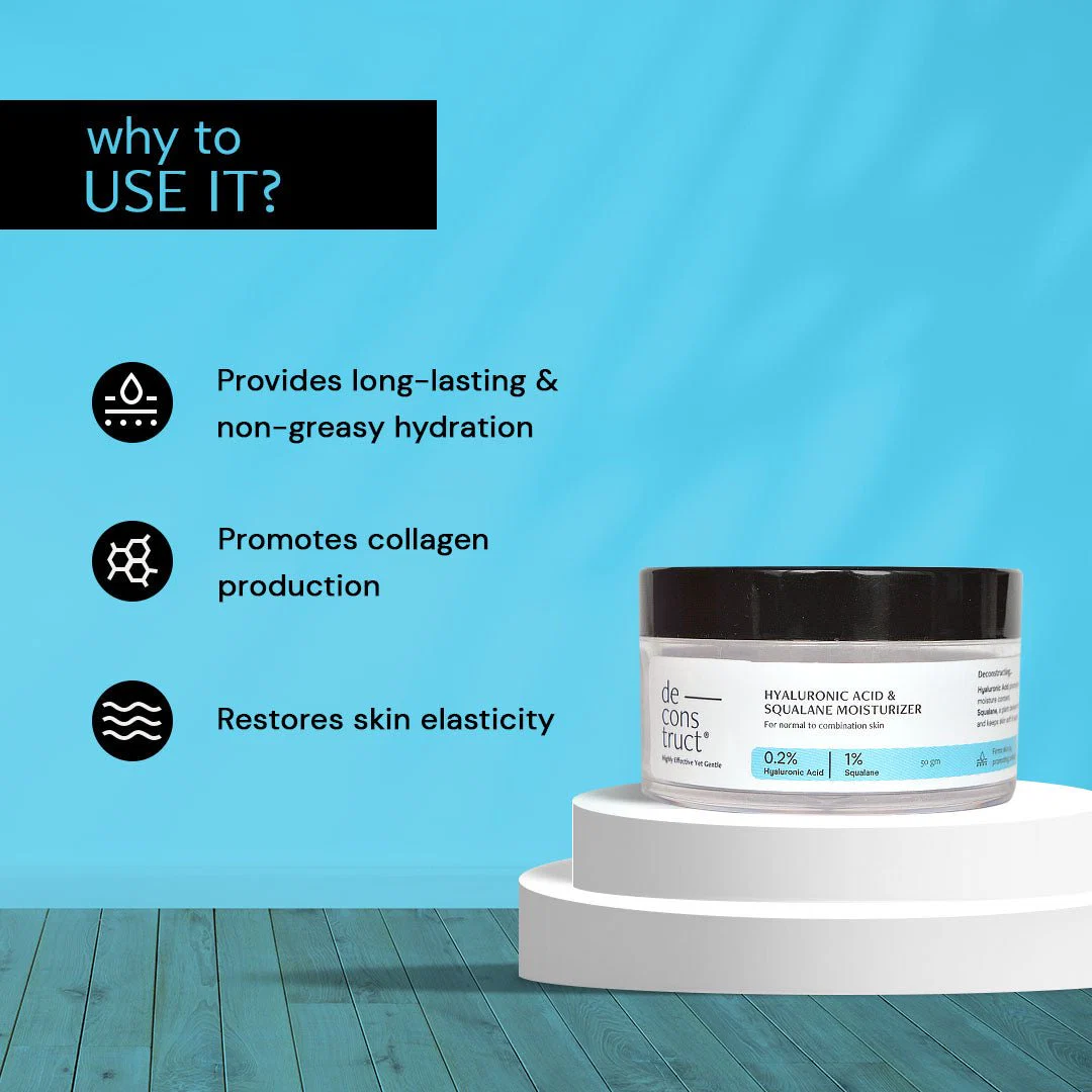 Hyaluronic Acid & Squalane Moisturizer - 0.2% Hyaluronic acid 1% Squalane - Image 6