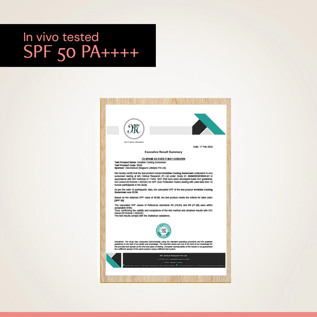 Invisible Cooling Sunscreen SPF 50 PA++++ | In-Vivo Tested - Image 11