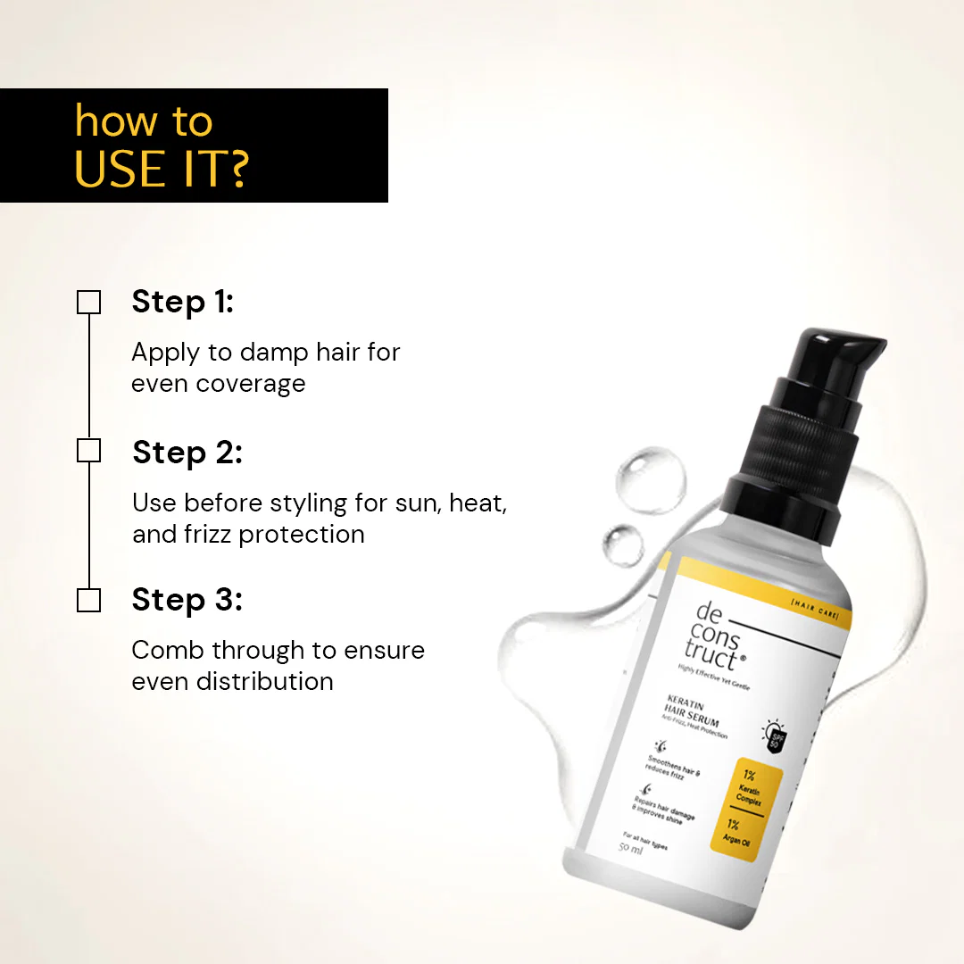 Keratin Hair Serum with SPF 50 - Image 6