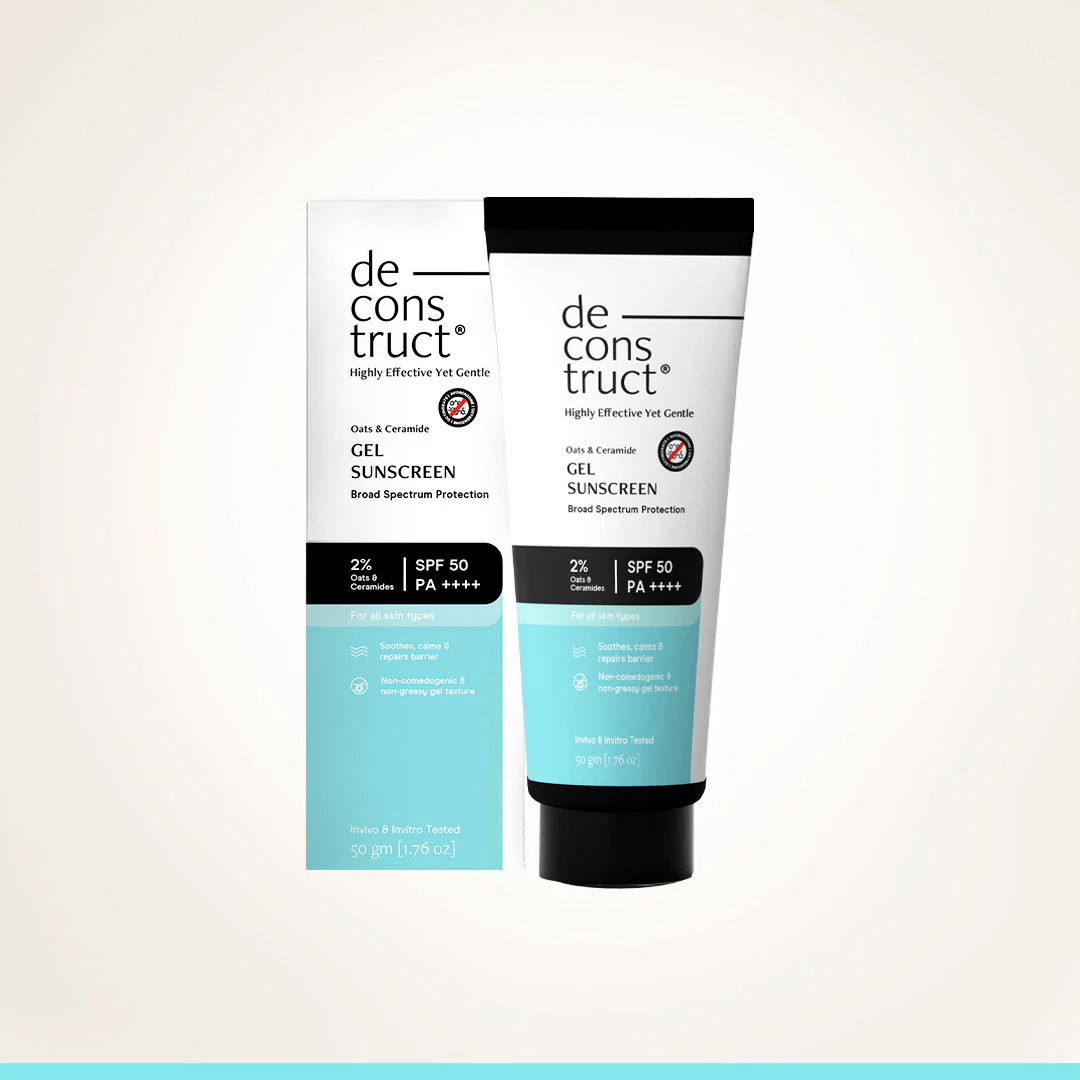 Oats & Ceramide Gel Sunscreen SPF 50 PA++++ for Sensitive Skin | In-Vivo Tested - Image 15