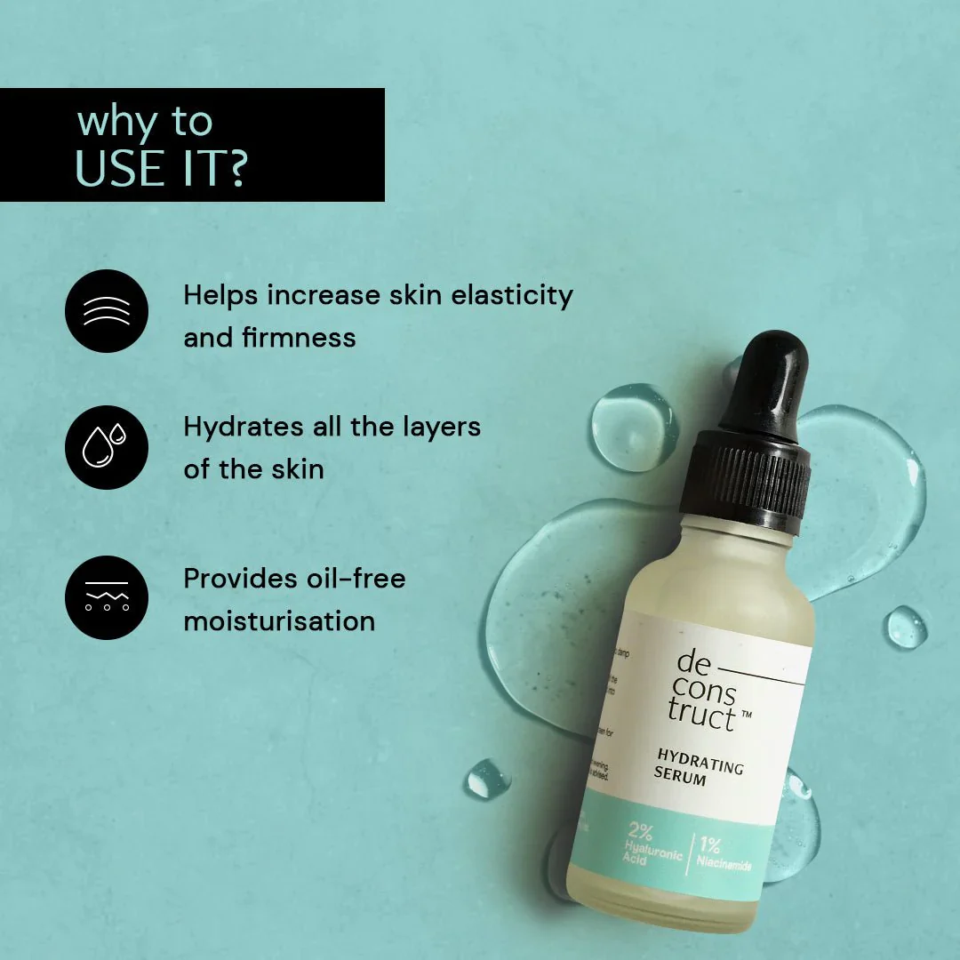 2% Hyaluronic Acid Serum with 1% Niacinamide | Oil Free Hydrating Face serum - Image 6