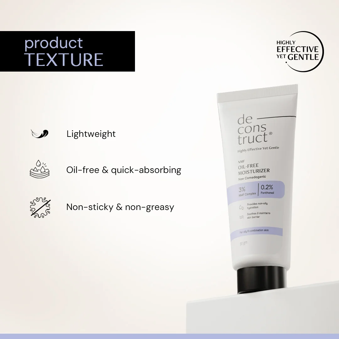 Oil-Free Moisturizer for Oily Skin - 3% NMF Complex + 0.2% Panthenol - Image 3