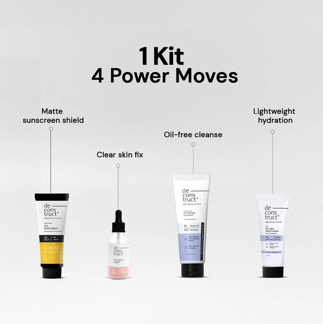 Anti-Acne Skincare Routine Kit for Oily Skin | Dermat Recommended Bestseller - Image 3