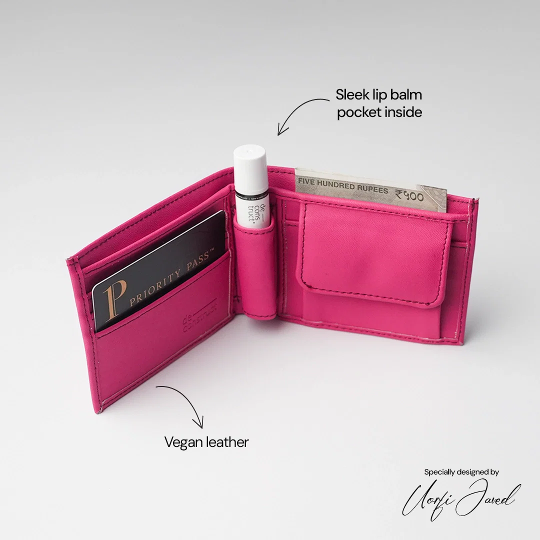 Pink Lip Balm Wallet - Uorfi Javed Edition - Image 6