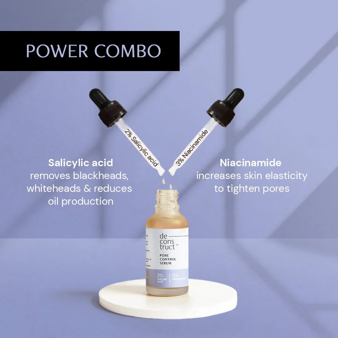 Salicylic Acid Face Serum for Pore Control - 2% Salicylic Acid + 3% Niacinamide - Image 3