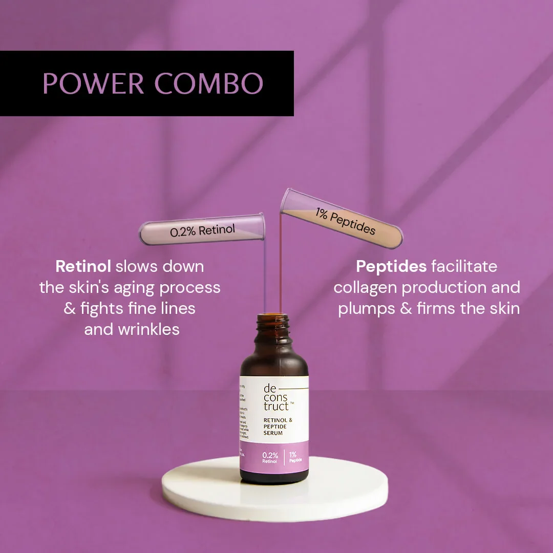 Retinol & Peptide Serum for Anti-aging - 0.2% Retinol + 1% Peptide - Image 8
