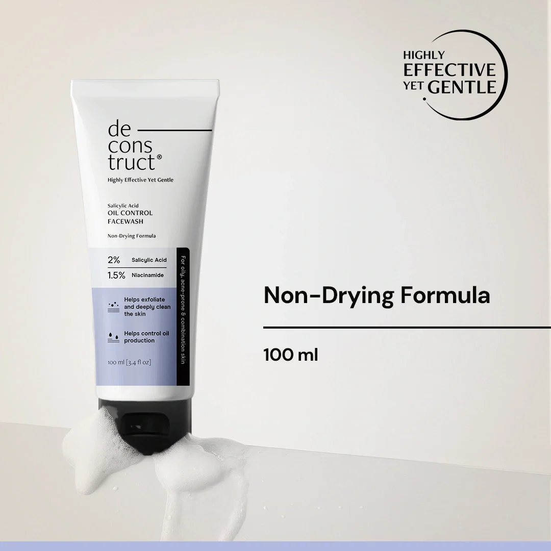 Salicylic Acid Oil Control Face Wash | 2% Salicylic acid + 1.5% Niacinamide - Image 7