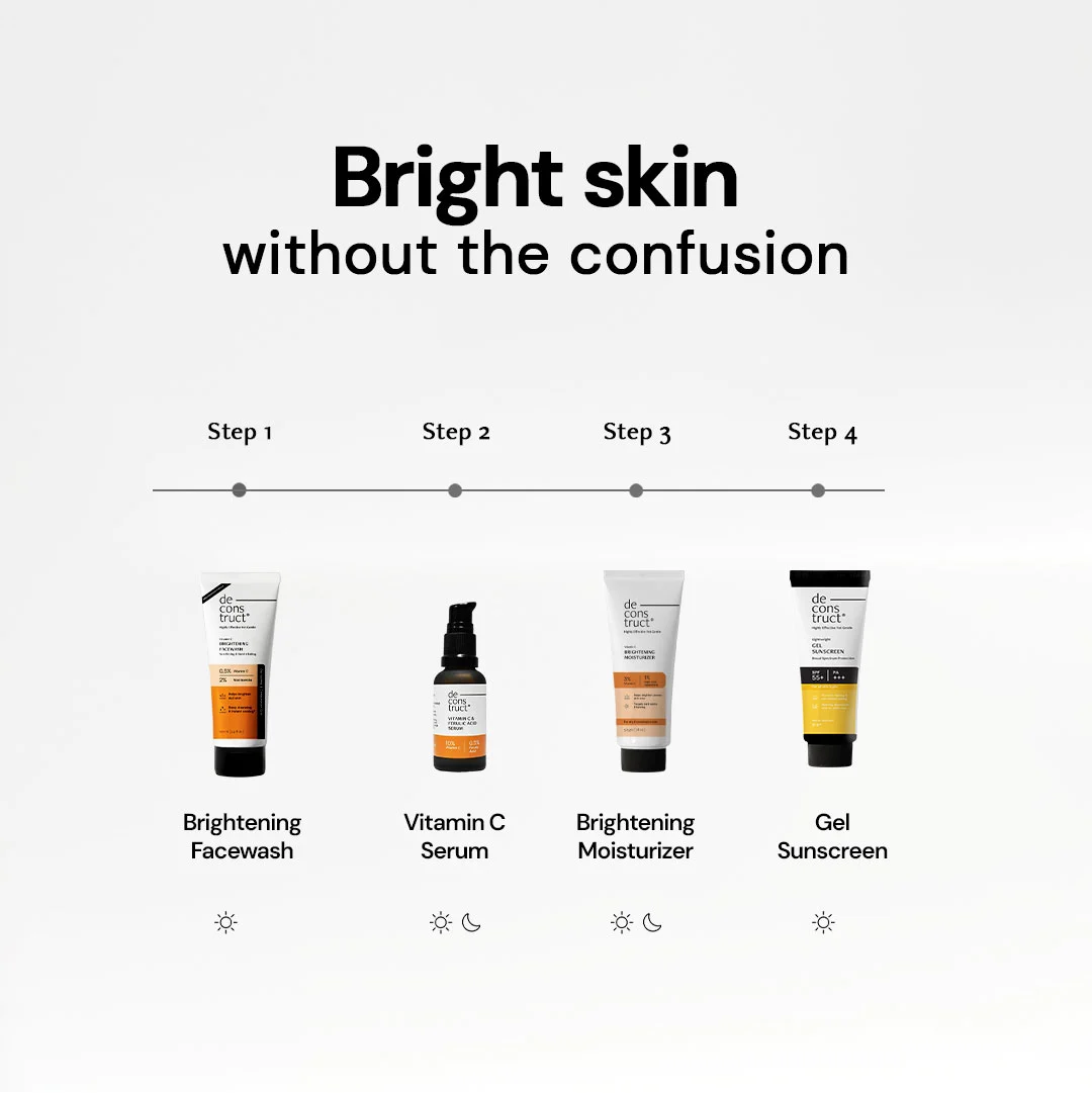 Skin Brightening Routine Kit For Dull Skin | Top Best Selling Bright Skincare Routine for Men & Women - Image 3