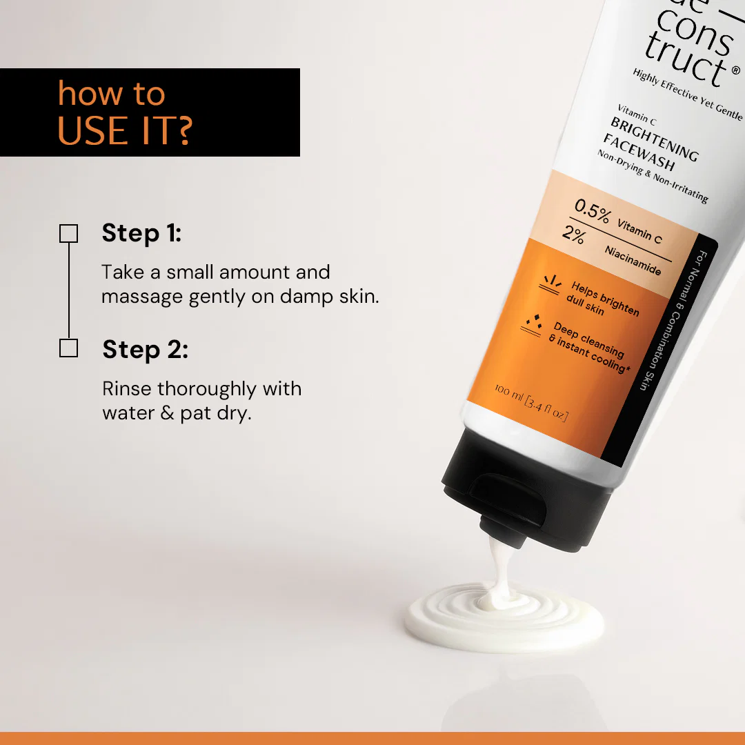 Vitamin C Face Wash | Brightens Dull Skin & Reduce dark spots - Image 6