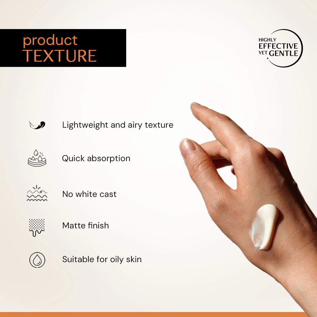 5% Vitamin C Gel Sunscreen for Oily Skin - SPF 50 PA++++ | In-Vivo Tested - Image 5